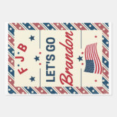 Laten we Brandon gaan Inpakpapier Vel (Voorkant 3)