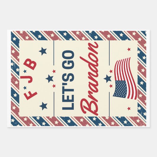 Laten we Brandon gaan Inpakpapier Vel (Voorkant 3)