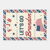 Laten we Brandon gaan Inpakpapier Vel (Voorkant)