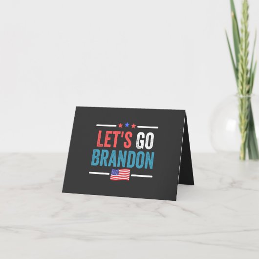 Laten we Brandon gaan Kaart (Voorkant)