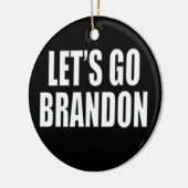 Laten we Brandon gaan Keramisch Ornament (Links)