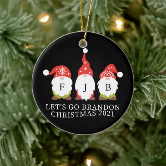 Laten we Brandon gaan Keramisch Ornament (Boom)