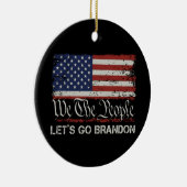 Laten we Brandon gaan Keramisch Ornament (Rechts)