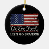 Laten we Brandon gaan Keramisch Ornament (Voorkant)