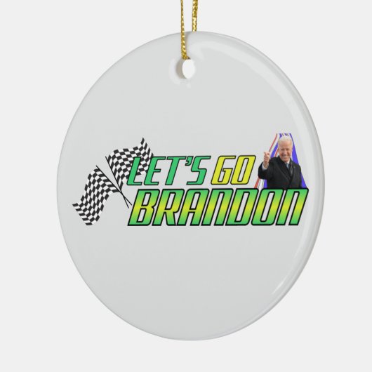 Laten we Brandon gaan Keramisch Ornament (Links)