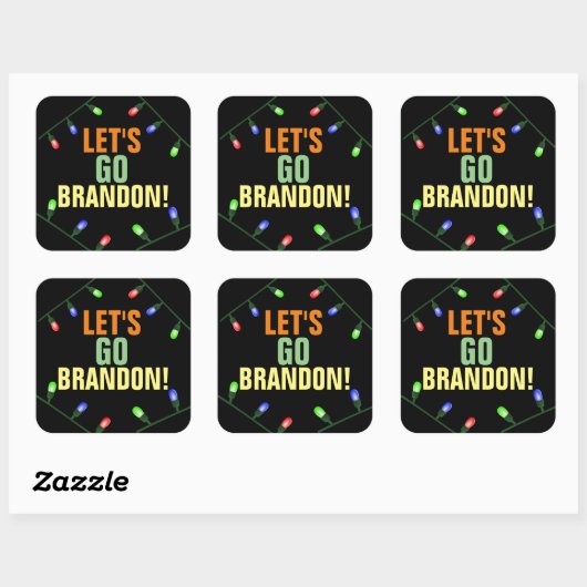 LATEN WE BRANDON GAAN! Kerst stickers (Vel)