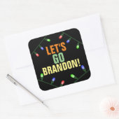 LATEN WE BRANDON GAAN! Kerst stickers (Envelop)