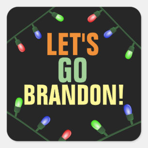 LATEN WE BRANDON GAAN! Kerst stickers