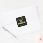 LATEN WE BRANDON GAAN! Kerst stickers (Envelop)