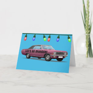 LATEN WE BRANDON GAAN! KERSTKAARTEN MET KLASSIKE A KAART