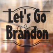 Laten we Brandon gaan - Kleine Windows Cling Raamsticker (Vel 2)