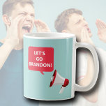 Laten we Brandon gaan! KoffieMok<br><div class="desc">"Laten we gaan Brandon!" op deze koffiebeker is leuk voor jezelf of als cadeau voor vrienden.</div>
