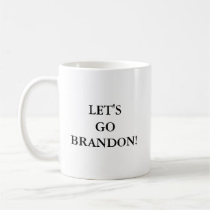 Laten we Brandon gaan! Koffiemok