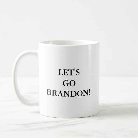 Laten we Brandon gaan! Koffiemok (Links)