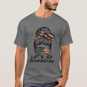 Laten we Brandon gaan, Lets Go Brandon T-shirt (Voorkant)