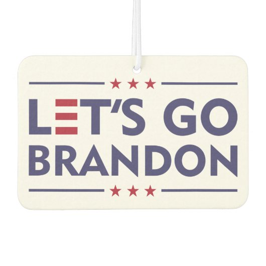 Laten we Brandon gaan Luchtverfrisser (Voorkant)