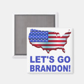 Laten we Brandon gaan! Magneet (Voorkant / Achterkant)