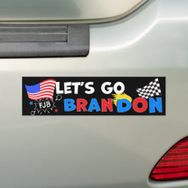 Laten we Brandon gaan met Trump-haar Bumpersticker