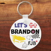 Laten we Brandon gaan met TRUMP Sleutelhanger (Voorkant)