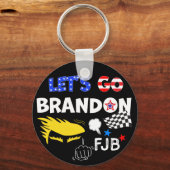 Laten we Brandon gaan met TRUMP Sleutelhanger (Voorkant)