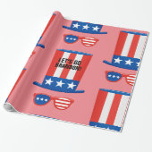 LATEN WE BRANDON GAAN! PATRIOTTISCH INPAKPAPIER (Uitgerold)