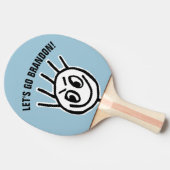 LATEN WE BRANDON GAAN! Ping Pong Paddle Tafeltennisbatje (Zijkant)