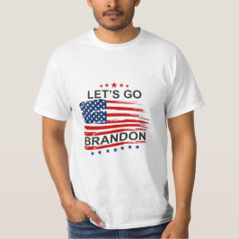 Laten we Brandon gaan! Politiek Mannen witje T-shirt