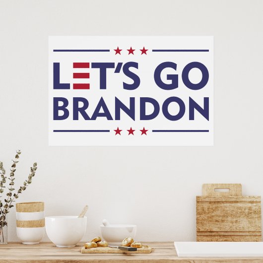 Laten we Brandon gaan Poster (Keuken)