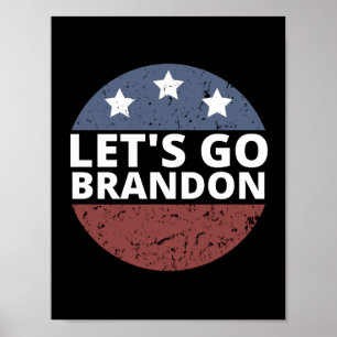laten we brandon gaan poster