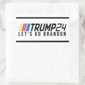 Laten we Brandon gaan Rechthoekige Sticker (Tas)