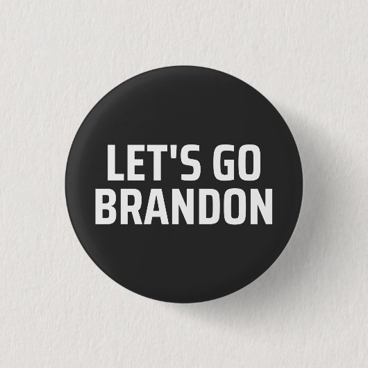 laten we brandon gaan ronde button 3,2 cm (Voorkant)