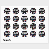 LATEN WE BRANDON GAAN RONDE STICKER (Vel)