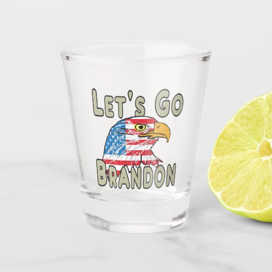 Laten we Brandon gaan Shot Glas (Voorkant)