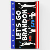 Laten we Brandon gaan Spandoek (Verticaal)