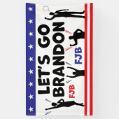 Laten we Brandon gaan Spandoek (Verticaal)