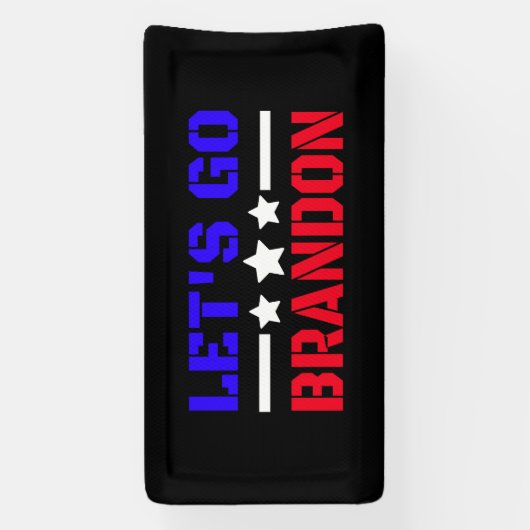 Laten we Brandon gaan Spandoek (Verticaal)