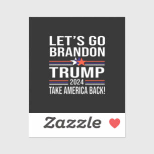 Laten we Brandon gaan Sticker