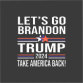 Laten we Brandon gaan Sticker (Voorkant)