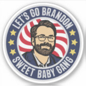 Laten we Brandon gaan - Sweet Baby Gang - SBG4LIFE Sticker (Voorkant)
