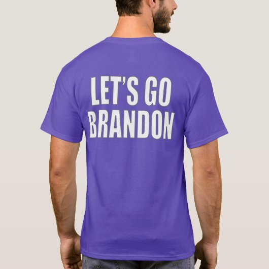 Laten we Brandon gaan T-shirt (Achterkant)