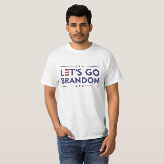 Laten we Brandon gaan T-shirt (Voorkant volledig)