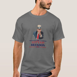 Laten we Brandon gaan - Trump America T-shirt