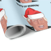 LATEN WE BRANDON GAAN! TRUMP CHRISTMAS  CADEAUPAPIER (Rol Hoek)