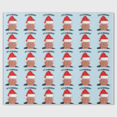 LATEN WE BRANDON GAAN! TRUMP CHRISTMAS  CADEAUPAPIER (Vlak)