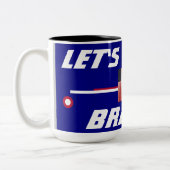 Laten we Brandon gaan Tweekleurige Koffiemok (Links)