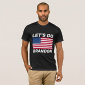 LATEN WE BRANDON GAAN! VLAG T-SHIRTS T-SHIRT (Voorkant volledig)