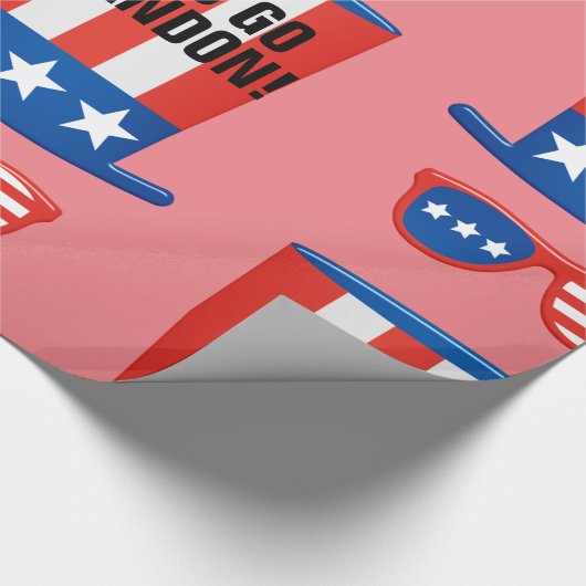 LATEN WE BRANDON GAAN! WRAPPINGSPAPIER CADEAUPAPIER (Hoek)