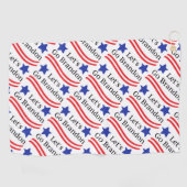 Laten we Brandon Golf Towel gaan Golfhanddoek (Horizontaal)