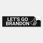 Laten we Brandon II Bumpersticker gaan (Voorkant)