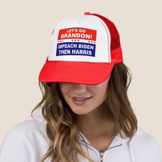 Laten we Brandon IMPEACH BIDEN DAN HARRIS gaan Trucker Pet (In situ)